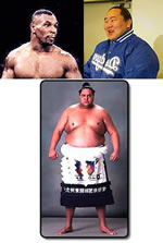 Tyson, Asashoryu e Akebono
